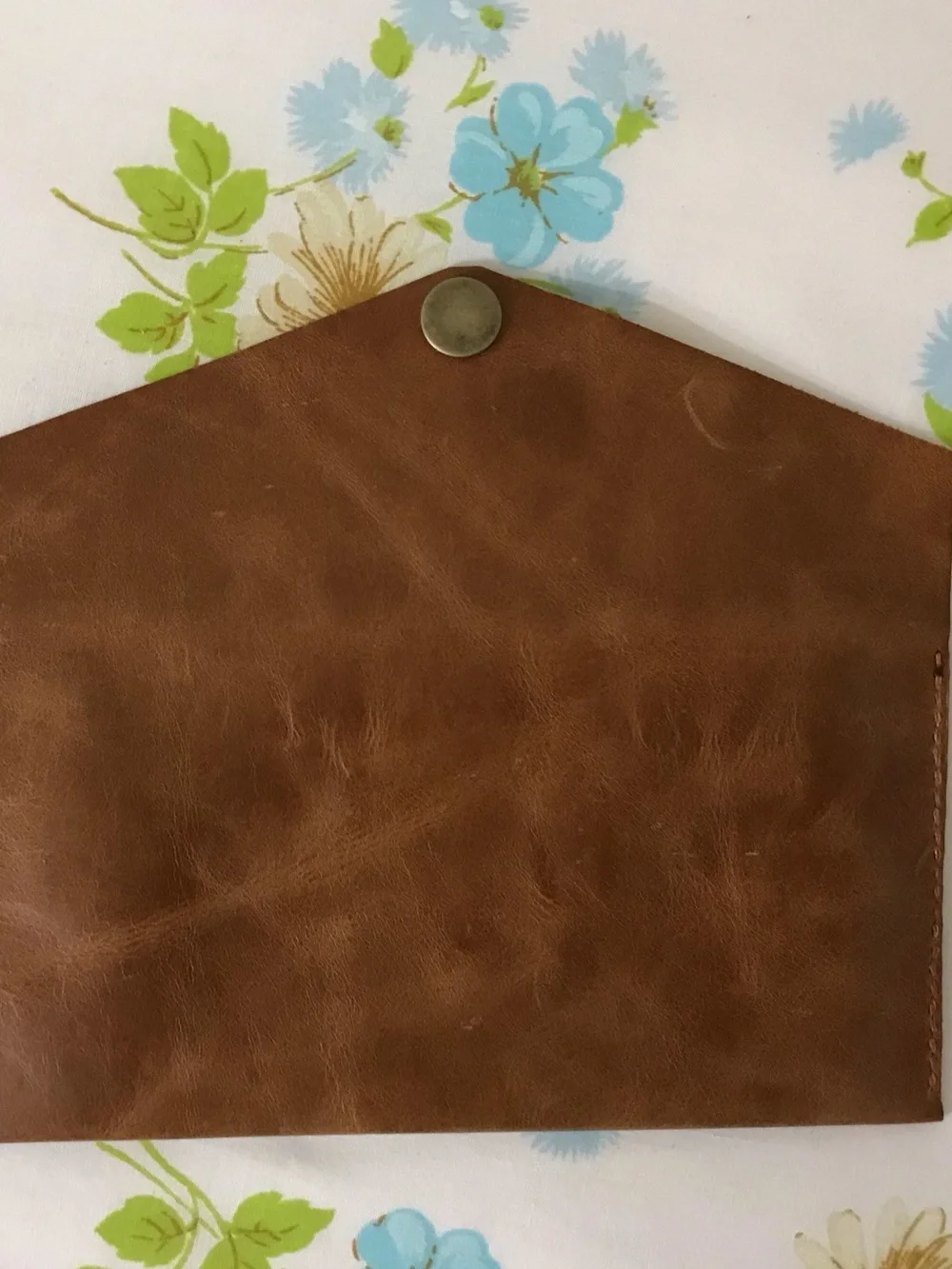 Handmade Genuine Leather Classic Tan Leather Passport Wallet